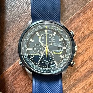 Citizen Eco-Drive Navy Chronograph Watch